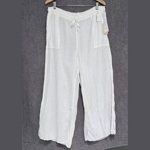 Gap Wideleg Pants in Modal - Cotton- Linen blend Lounge, Beach, Sleep XL